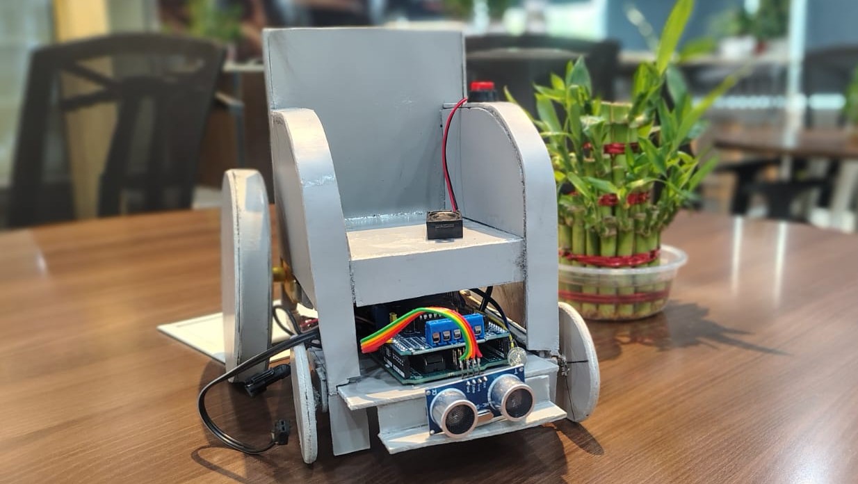 NovaMove smart offline voice controlled wheelchair prototype